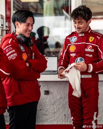 谈球吧任法拉利储备车手!周冠宇已抵达巴林国际赛车场,亮相F1季前测试